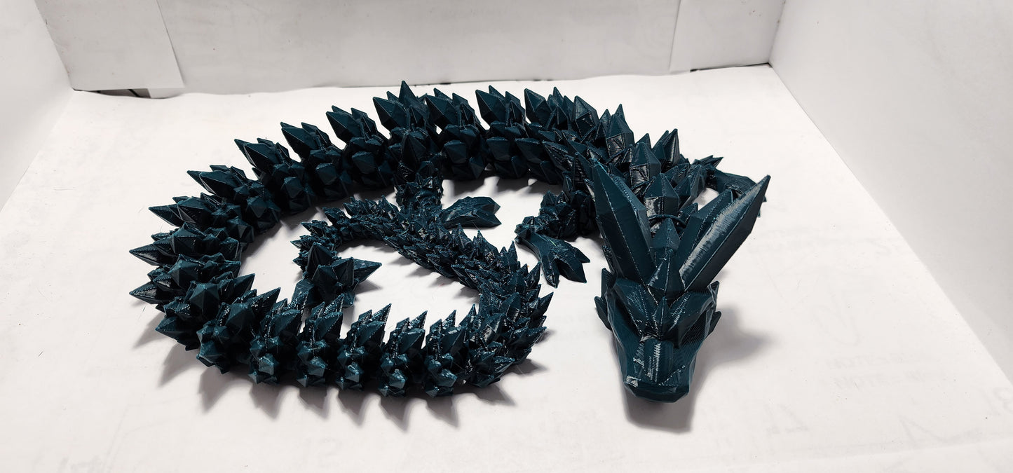 Articulated Crystal Dragon by CinderWing3D