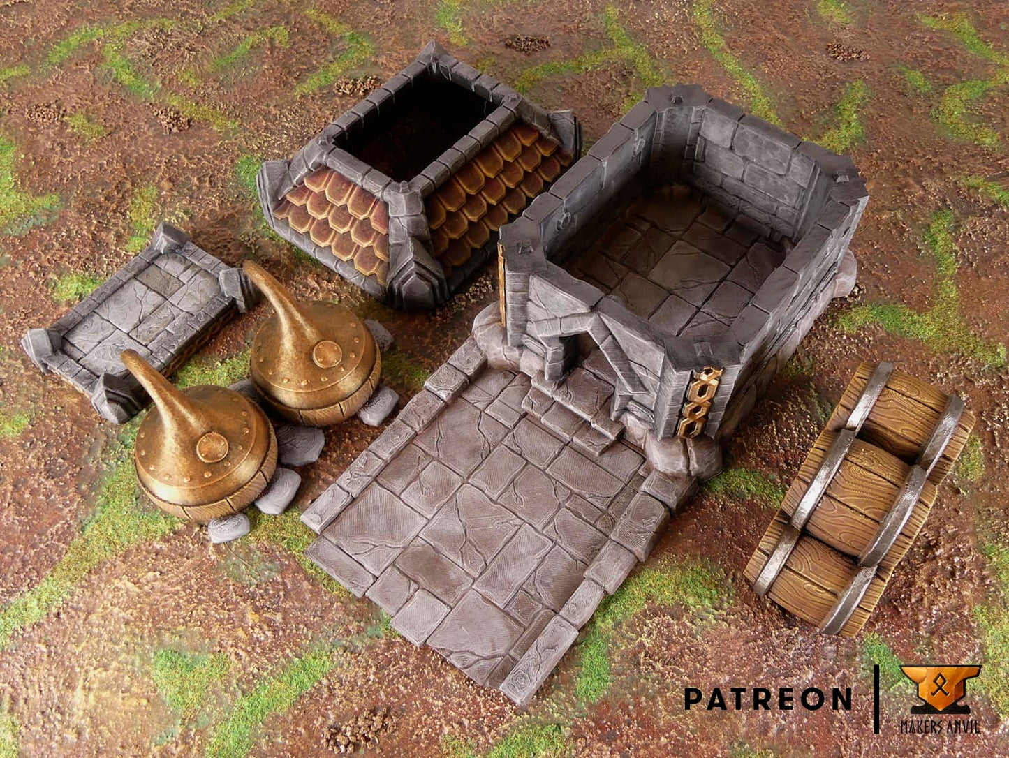 Brewery - Dwarf Settlement by Makers Anvil