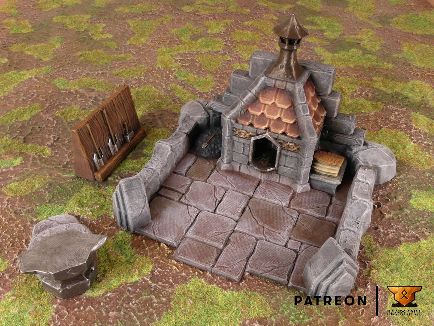 Forge - Dwarf Settlement by Makers Anvil