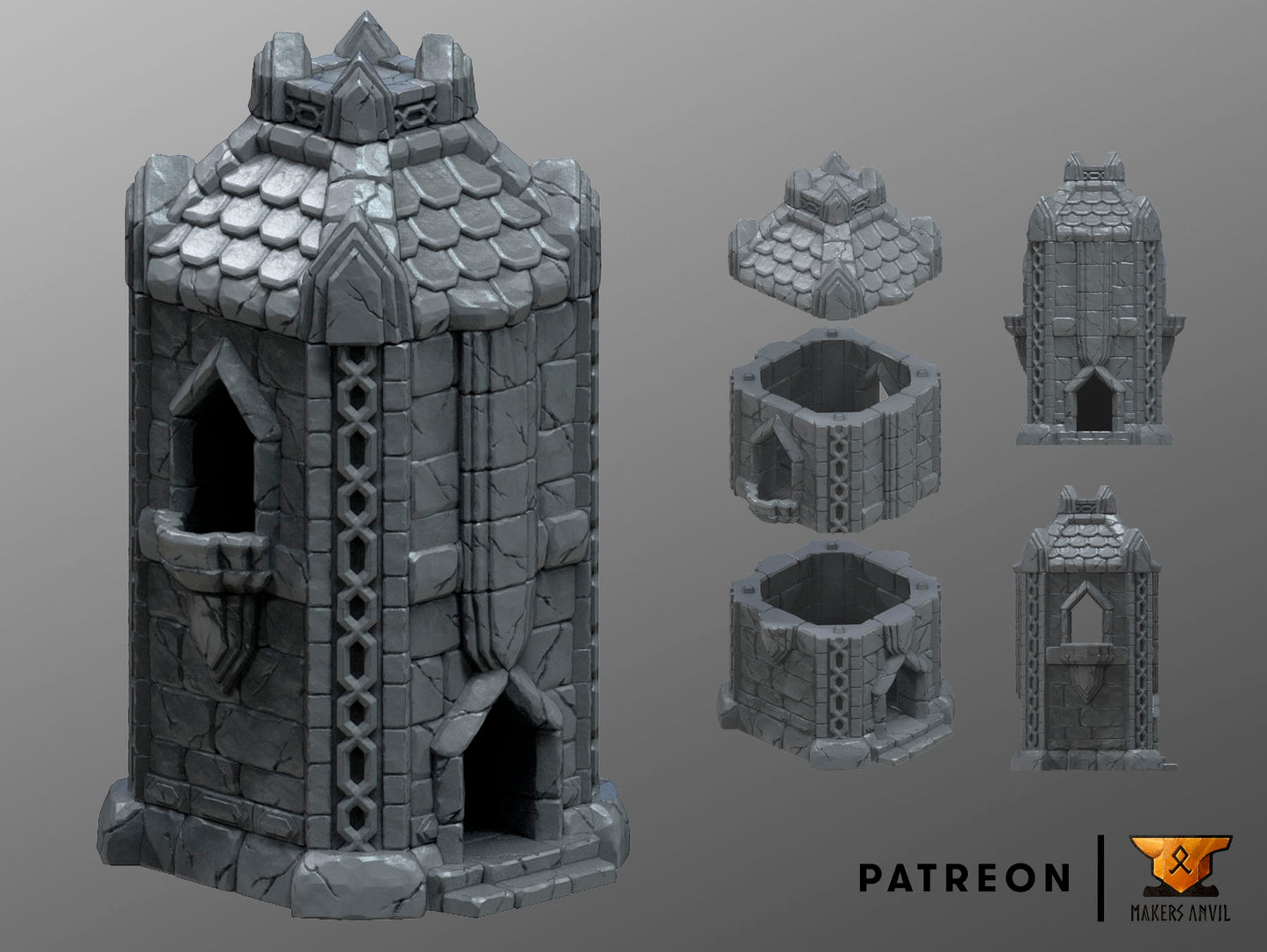 Tower - Dwarf Settlement by Makers Anvil