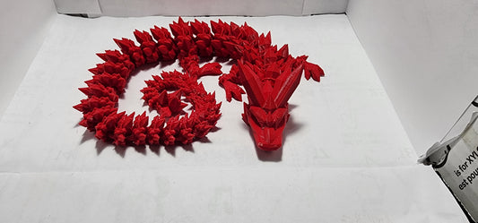 Articulated Crystal Dragon by CinderWing3D