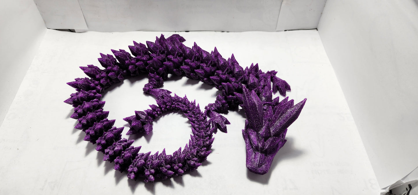 Articulated Crystal Dragon by CinderWing3D